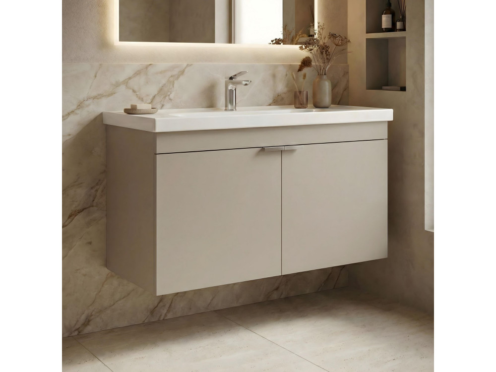 Meuble Vasque "Desna 100" - 100 x 45 x 58 cm - Sand