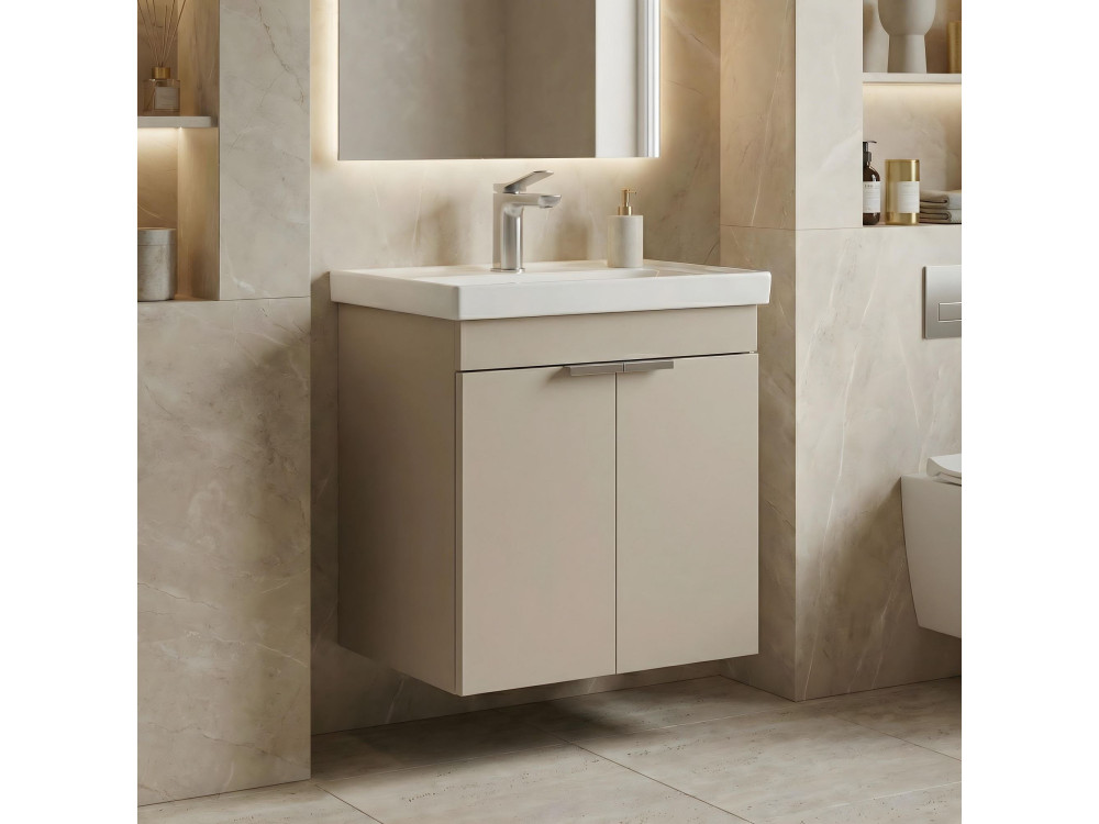 Meuble Vasque "Desna 50" - 50 x 38 x 58 cm - Sand