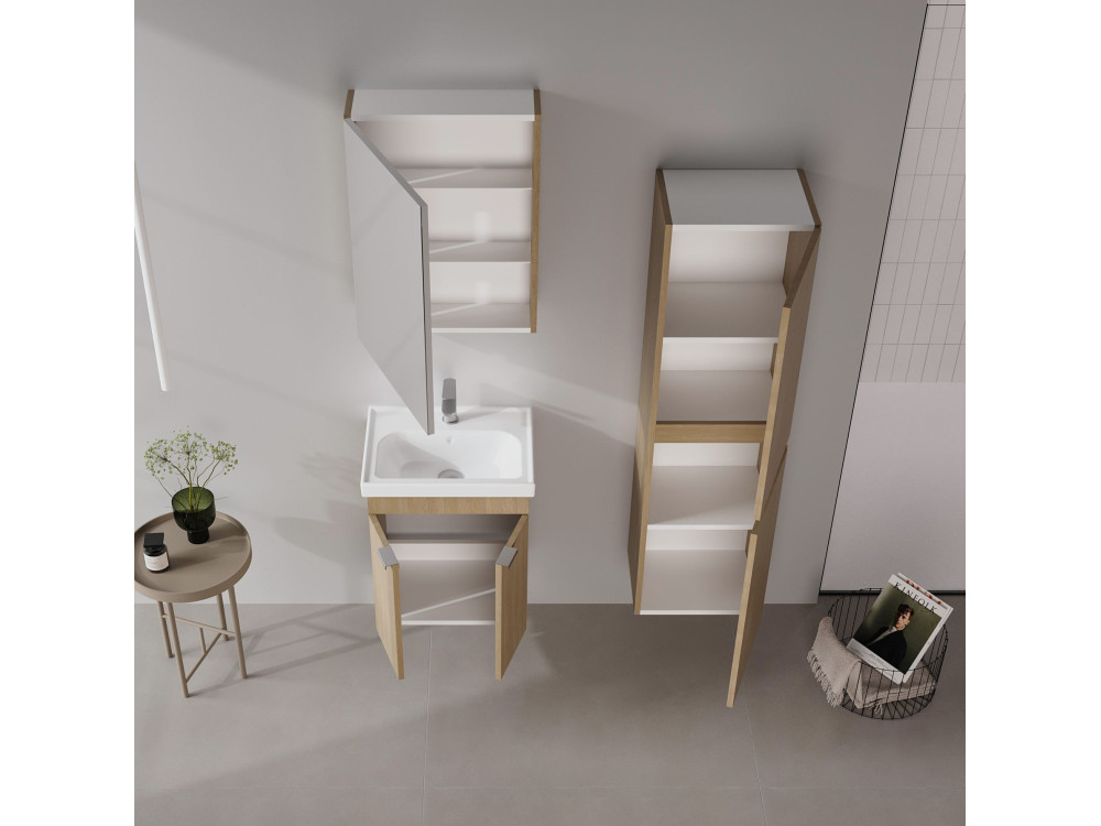 Meuble Vasque "Desna 50" - 50 x 38 x 58 cm - Sonomo Oak