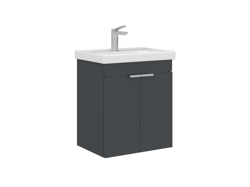 Meuble Vasque "Desna 50" - 50 x 38 x 58 cm - Matte Anthracite