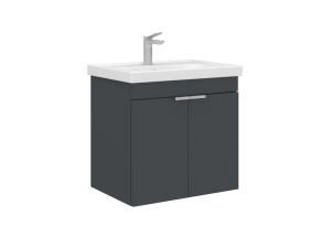 Meuble Vasque "Desna 60" - 60 x 45 x 58 cm - Matte Anthracite