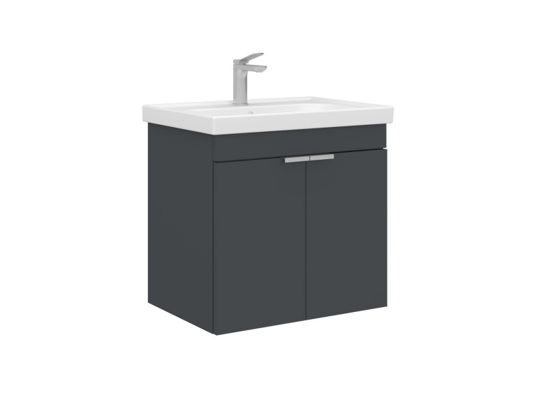 Meuble Vasque "Desna 60" - 60 x 45 x 58 cm - Matte Anthracite