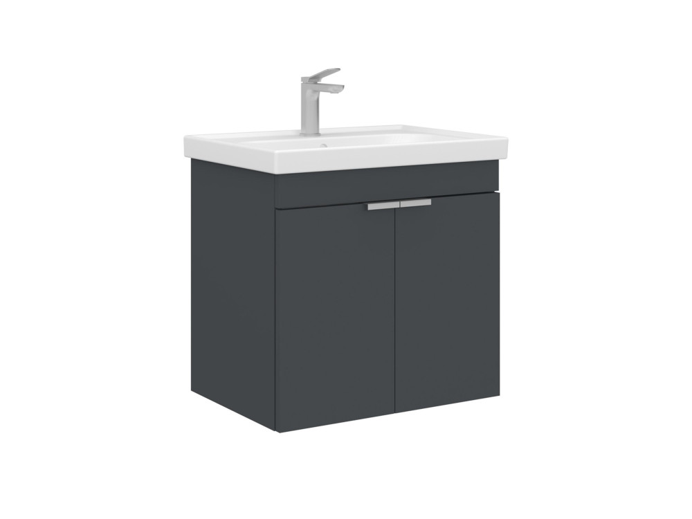 Meuble Vasque "Desna 60" - 60 x 45 x 58 cm - Matte Anthracite