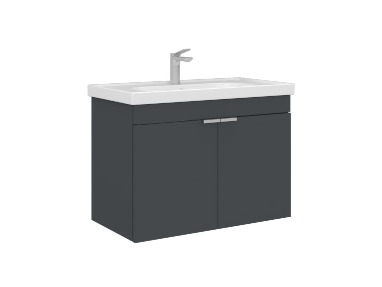 Meuble Vasque "Desna 80" - 80 x 45 x 58 cm - Matte Anthracite