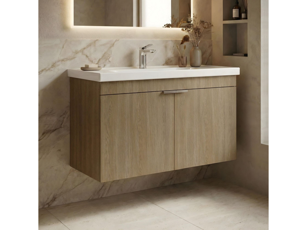 Meuble Vasque "Desna 80" - 80 x 45 x 58 cm - Sonomo Oak