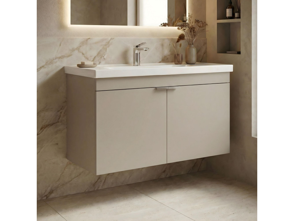 Meuble Vasque "Desna 90" - 90 x 45 x 58 cm - Sand