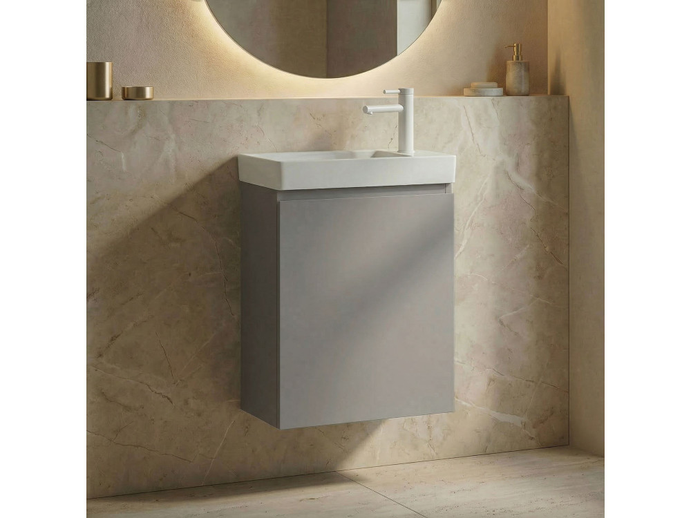 Meuble Vasque "Ferla 40" - 40 x 22 x 50 cm - Matte Mink