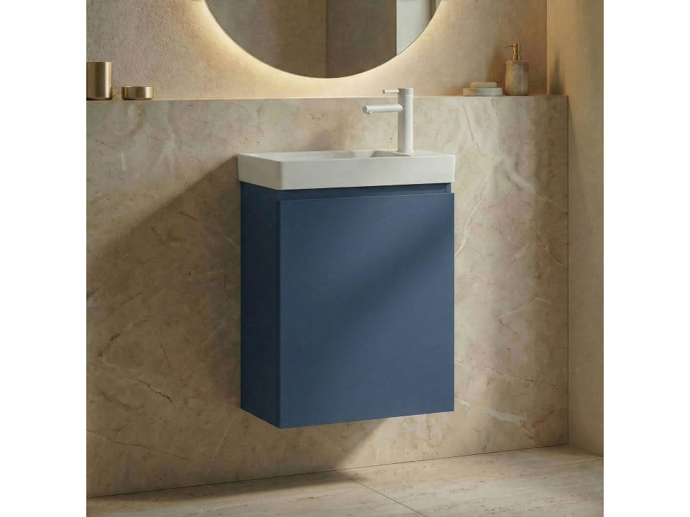 Meuble Vasque "Ferla 40" - 40 x 22 x 50 cm - Petrol Blue