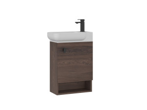 Meuble Vasque "Begonya 55" - 53 x 33 x 75 cm - Dark Walnut