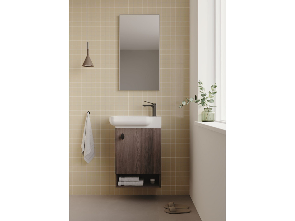 Meuble Vasque "Begonya 55" - 53 x 33 x 75 cm - Dark Walnut