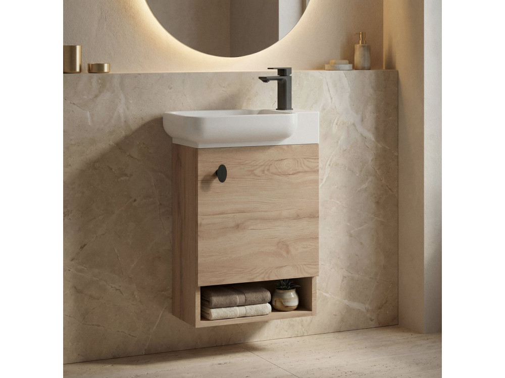 Meuble Vasque "Begonya 55" - 53 x 33 x 75 cm - Oak