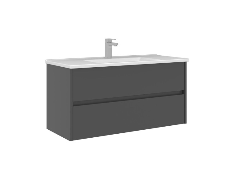 Meuble Vasque "Arno 100" - 100 x 45 x 52 cm - Anthracite