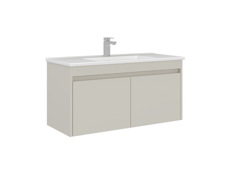 Meuble Vasque "Arno 100" - 100 x 45 x 52 cm - Cashmere