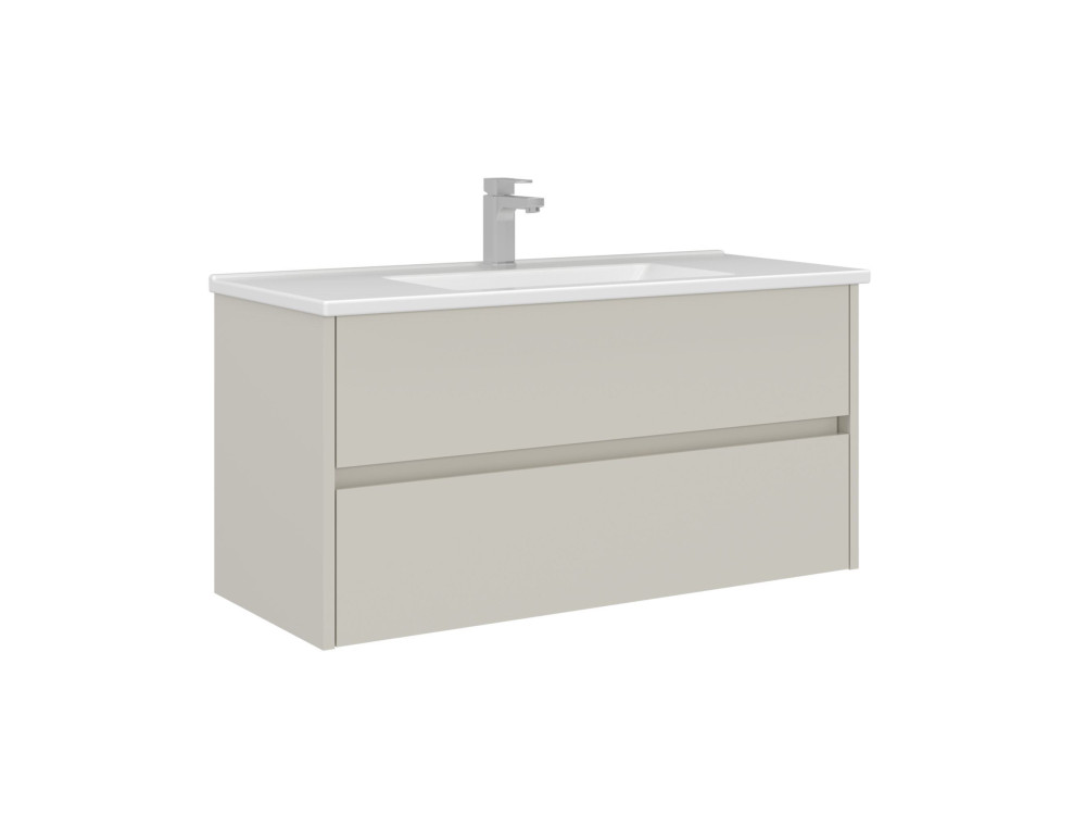 Meuble Vasque "Arno 100" - 100 x 45 x 52 cm - Cashmere