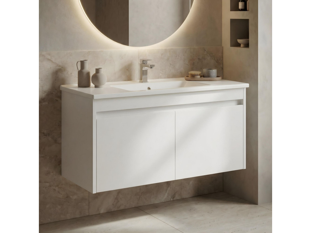 Meuble Vasque "Arno 100" - 100 x 45 x 52 cm - White