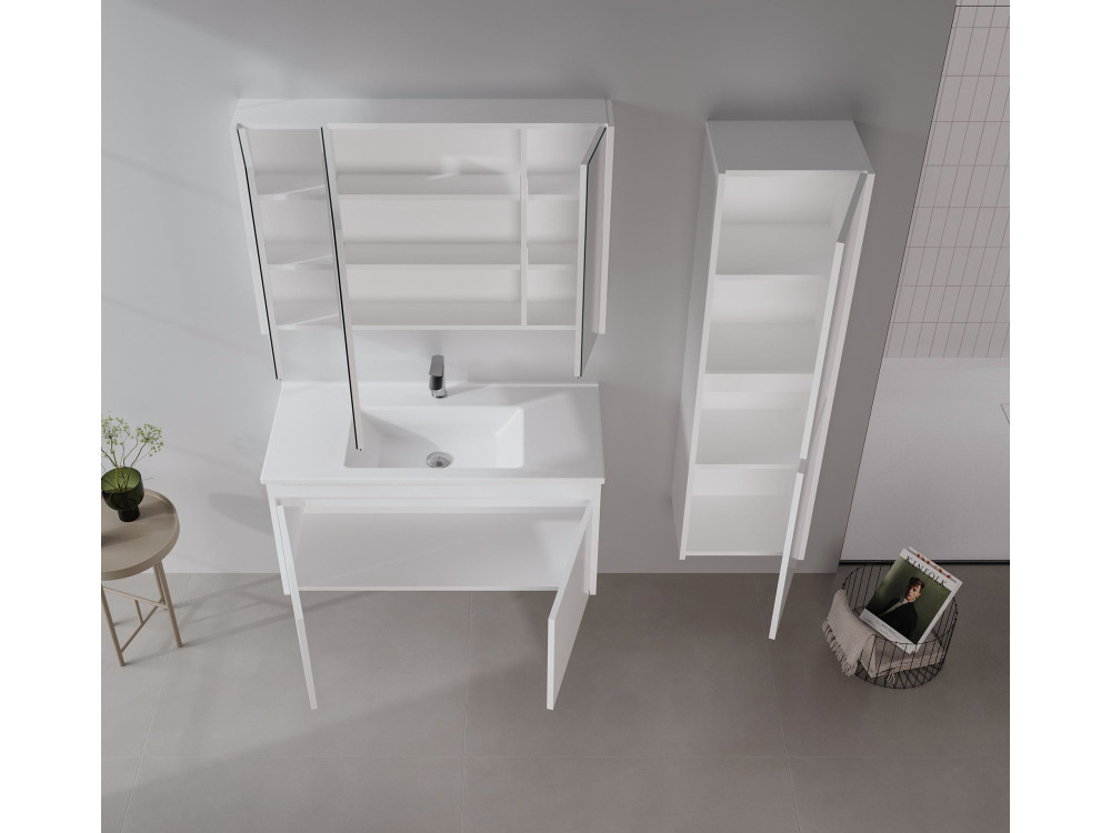 Meuble Vasque "Arno 100" - 100 x 45 x 52 cm - White