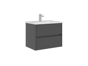 Meuble Vasque "Arno 65" - 65 x 45 x 52 cm - Anthracite