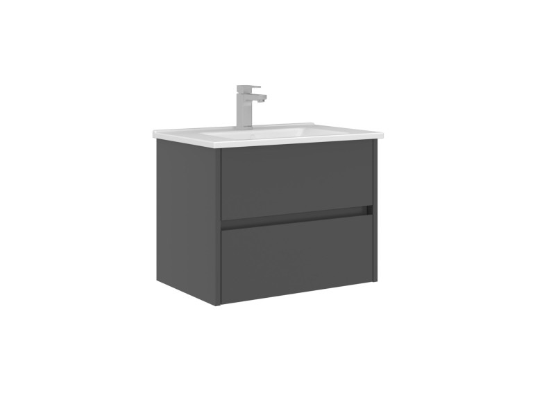 Meuble Vasque "Arno 65" - 65 x 45 x 52 cm - Anthracite