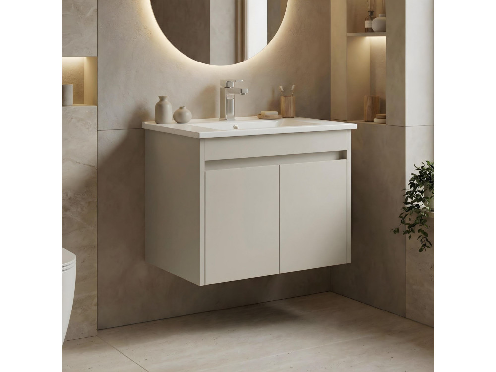 Meuble Vasque "Arno 65" - 65 x 45 x 52 cm - Cashmere