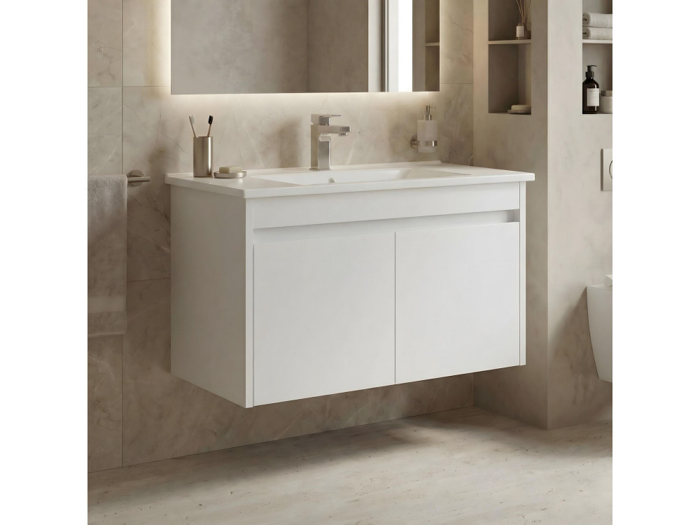 Meuble Vasque "Arno 85" - 85 x 45 x 52 cm - White