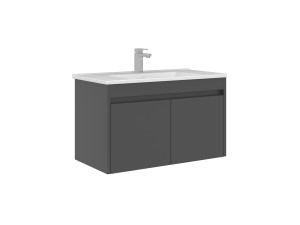 Meuble Vasque "Arno 85" - 85 x 45 x 52 cm - Grey