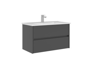 Meuble Vasque "Arno 85" - 85 x 45 x 52 cm - Anthracite