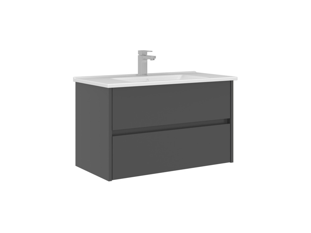 Meuble Vasque "Arno 85" - 85 x 45 x 52 cm - Anthracite