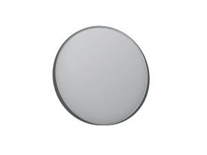Miroir Décoratif en Bois "Moonlight 90 v2" - 90 x 7 x 90 cm - Matte Anthracite
