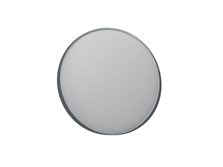 Miroir Décoratif en Bois "Moonlight 90 v2" - 90 x 7 x 90 cm - Matte Anthracite
