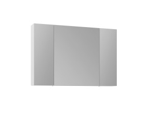 Meuble Salle de Bain avec Miroir "Nuvola 100 v2" - 97 x 16 x 66 cm - White