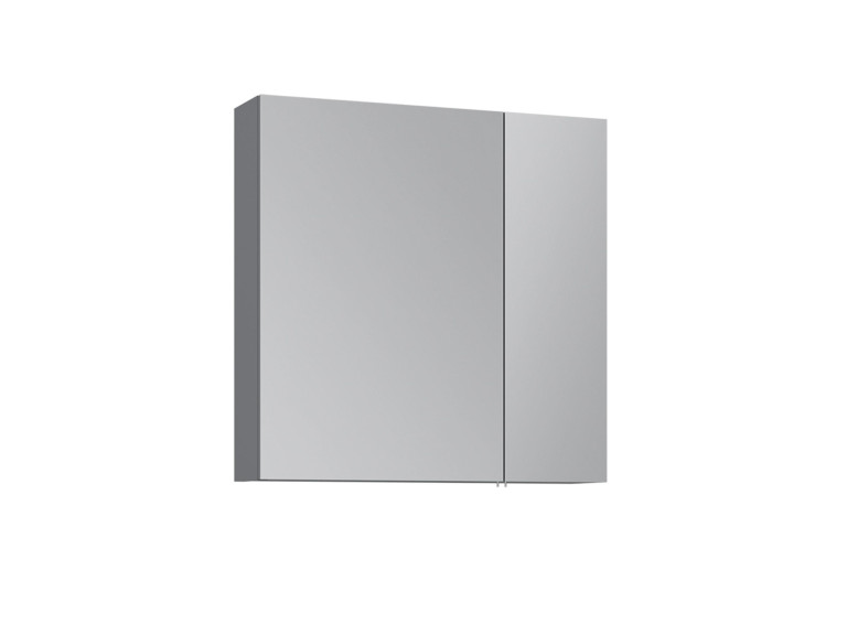 Meuble Salle de Bain avec Miroir "Nuvola 60 v2" - 66 x 16 x 60 cm - Grey