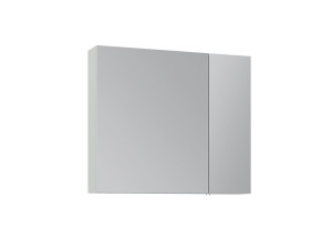 Meuble Salle de Bain avec Miroir "Nuvola 80 v2" - 75 x 16 x 66 cm - Cashmere