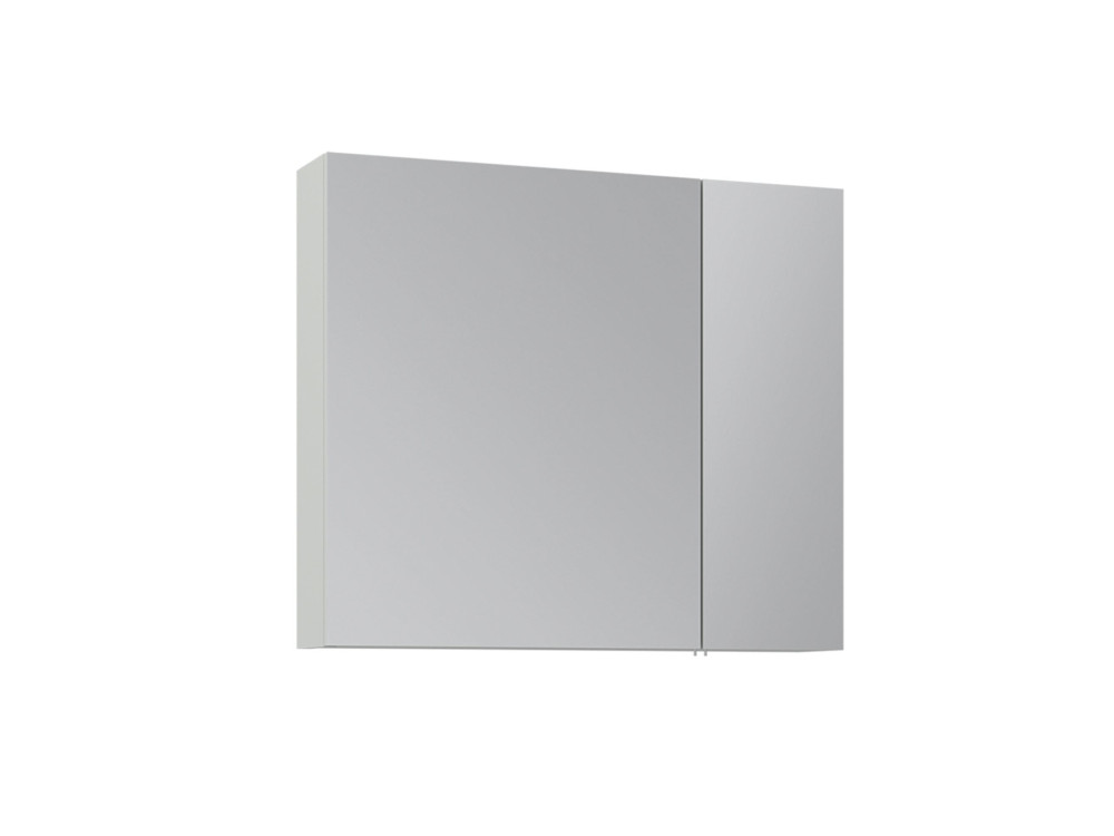 Meuble Salle de Bain avec Miroir "Nuvola 80 v2" - 75 x 16 x 66 cm - Cashmere