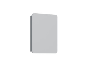 Meuble Salle de Bain avec Miroir "Orbit 50" - 50 x 16 x 71 cm - Grey