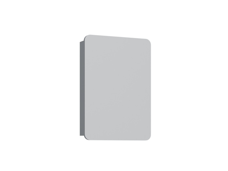 Meuble Salle de Bain avec Miroir "Orbit 50" - 50 x 16 x 71 cm - Grey