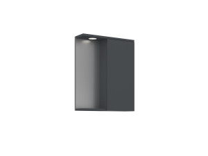 Meuble Salle de Bain avec Miroir "Purus 55" - 56 x 18 x 68 cm - Matte Anthracite