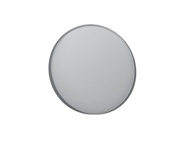 Miroir Décoratif en Bois "Moonlight 75 v2" - 75 x 7 x 75 cm - Matte Grey