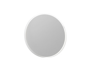 Miroir Décoratif en Bois "Moonlight 75 v2" - 75 x 7 x 75 cm - Matte White