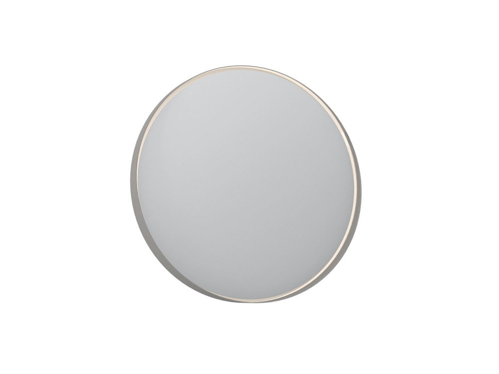 Miroir Décoratif en Bois "Moonlight 75 v2" - 75 x 7 x 75 cm - Matte Mink