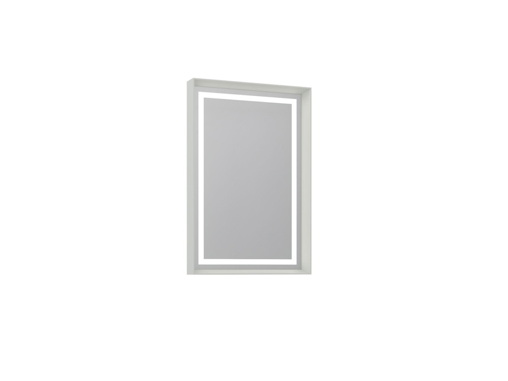 Miroir Décoratif en Bois "Craft 60 x 90 v2" - 60 x 10 x 90 cm - Matte Cashmere