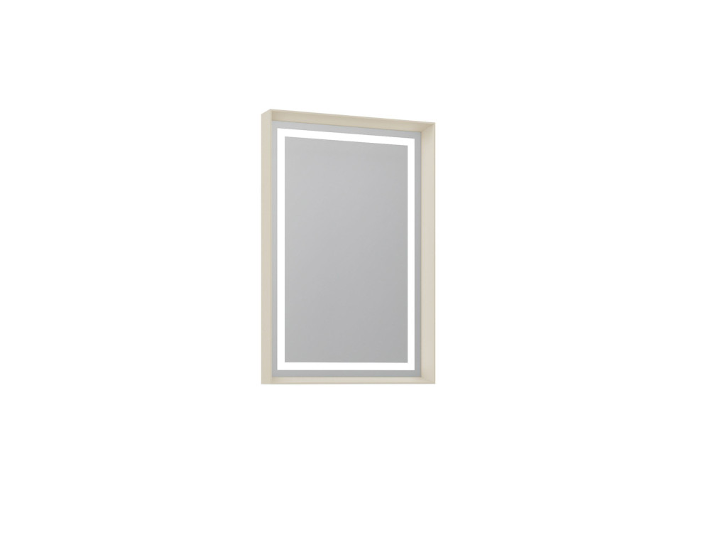 Miroir Décoratif en Bois "Craft 60 x 90 v2" - 60 x 10 x 90 cm - Matte Mink
