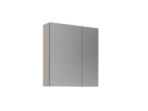 Meuble Salle de Bain avec Miroir "Desna 60" - 60 x 16 x 66 cm - Sand