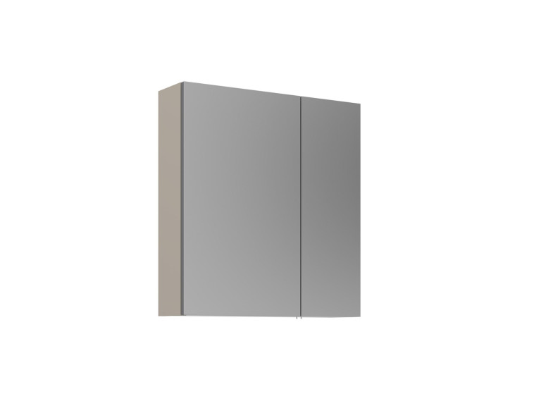 Meuble Salle de Bain avec Miroir "Desna 60" - 60 x 16 x 66 cm - Sand