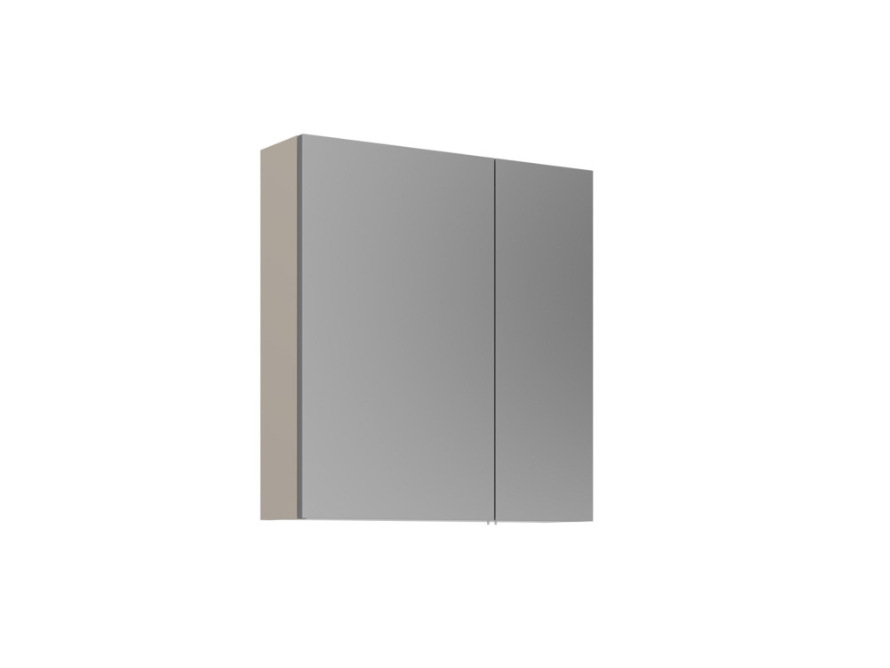 Meuble Salle de Bain avec Miroir "Desna 60" - 60 x 16 x 66 cm - Sand
