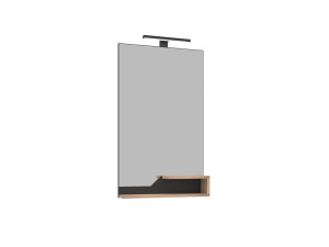 Miroir Décoratif en Bois "Galia 60" - 60 x 14 x 100 cm - Oak
