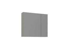 Meuble Salle de Bain avec Miroir "Bari 80" - 75 x 16 x 66 cm - Matte Cashmere