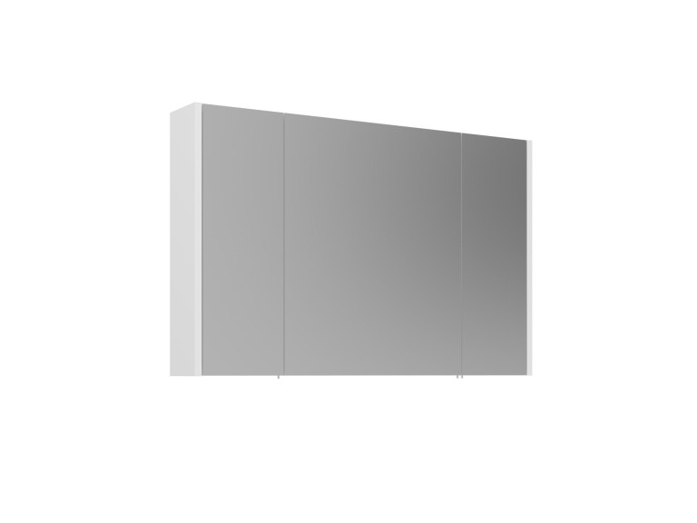 Meuble Salle de Bain avec Miroir "Arno 100" - 100 x 16 x 66 cm - White