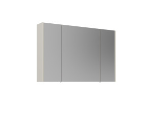 Meuble Salle de Bain avec Miroir "Arno 100" - 100 x 16 x 66 cm - Cashmere