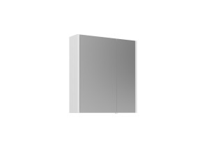Meuble Salle de Bain avec Miroir "Arno 60" - 60 x 16 x 66 cm - White