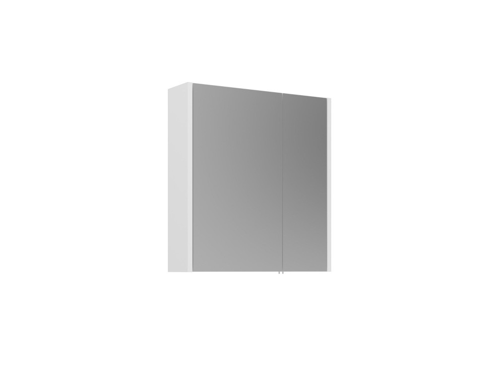 Meuble Salle de Bain avec Miroir "Arno 60" - 60 x 16 x 66 cm - White